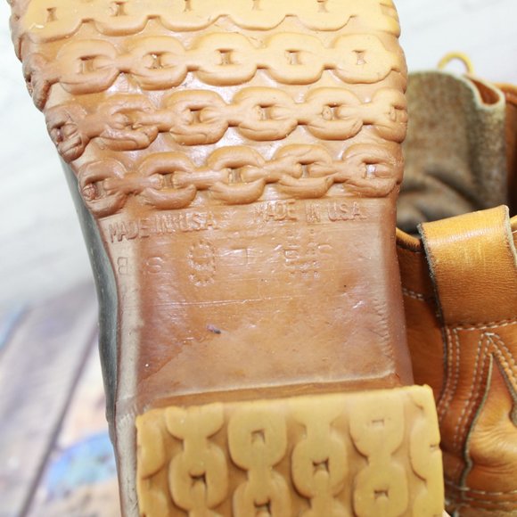 LL BEAN Maine Hunting Shoe Duck Boots USA Size 9 M - Picture 8 of 9